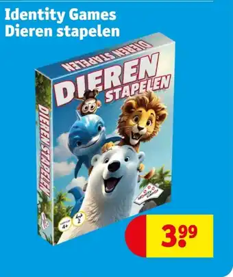 Kruidvat Identity Games Dieren stapelen aanbieding