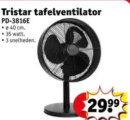 Kruidvat Tristar tafelventilator aanbieding
