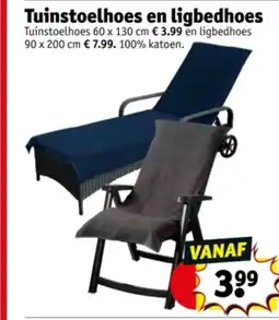 Kruidvat Tuinstoelhoes en ligbedhoes aanbieding