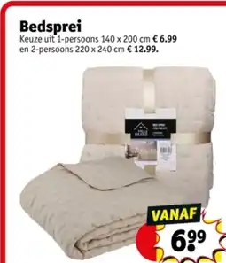 Kruidvat Bedsprei aanbieding