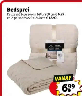 Kruidvat Bedsprei aanbieding