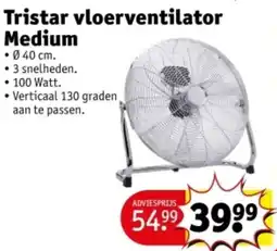 Kruidvat Tristar vloerventilator Medium aanbieding