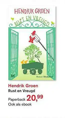 Boekhandel Plukker Hendrik Groen Rust En Vreugd aanbieding