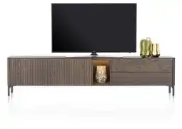 Xooon Trenton, Lowboard 240 Cm - 2-Deuren + 2-Laden + 1-Niche - Clay aanbieding