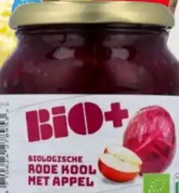 Dekamarkt Bio+ rode kool met appel aanbieding