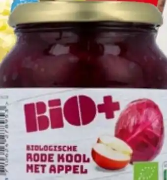 Dekamarkt Bio+ rode kool met appel aanbieding