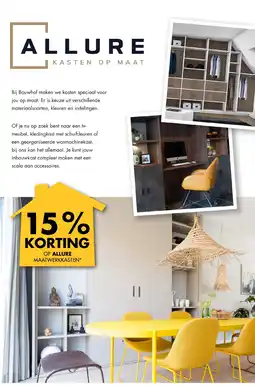 Bouwhof Op allure maatwerkkasten aanbieding