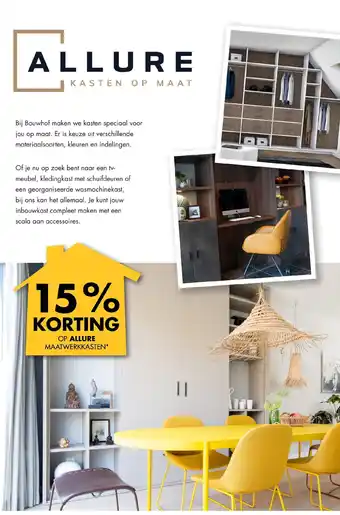 Bouwhof Op allure maatwerkkasten aanbieding