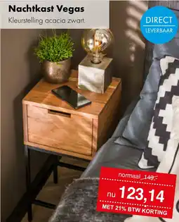 Woonsquare Nachtkast Vegas aanbieding
