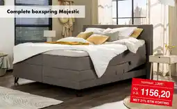 Woonsquare Complete boxspring Majestic aanbieding