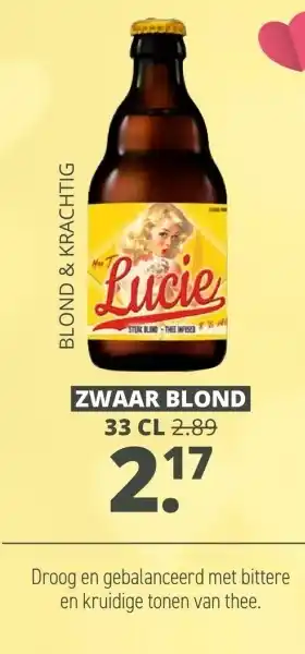 Mitra Zwaar blond aanbieding