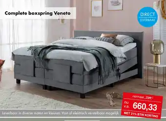 Woonsquare Complete boxspring Veneto aanbieding