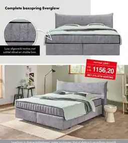 Woonsquare Complete boxspring Everglow aanbieding