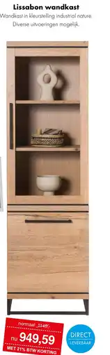 Woonsquare Lissabon wandkast aanbieding