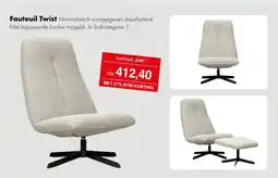 Woonsquare Fauteuil Twist aanbieding