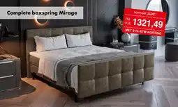 Woonsquare Complete boxspring Mirage aanbieding