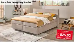 Woonsquare Complete boxspring Sunrise aanbieding