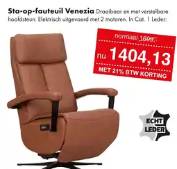 Woonsquare Sta-op-fauteuil Venezia aanbieding