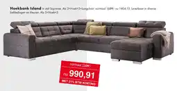 Woonsquare Hoekbank Island aanbieding