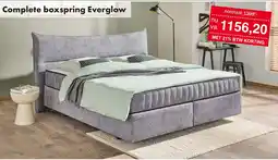 Woonsquare Complete boxspring Everglow aanbieding