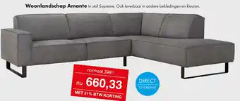 Woonsquare Woonlandschap Amante aanbieding