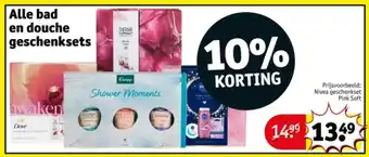 Kruidvat Alle bad en douche geschenksets aanbieding