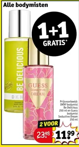 Kruidvat Alle bodymisten aanbieding