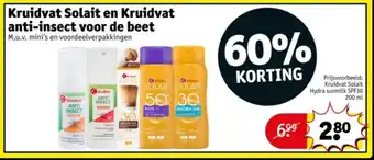 Kruidvat Kruidvat Solait en Kruidvat anti-insect voor de beet aanbieding