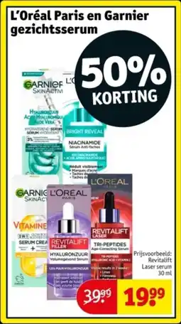 Kruidvat L'Oréal Paris en Garnier aanbieding