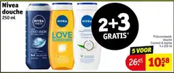 Kruidvat Nivea douche aanbieding