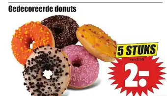 Dirk Gedecoreerde Donuts aanbieding