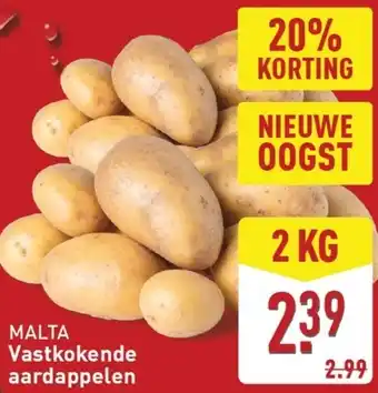 ALDI Vastkokende aardappelen aanbieding