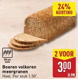 ALDI Boeren volkoren meergranen aanbieding