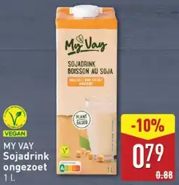 ALDI Sojadrink ongezoet aanbieding