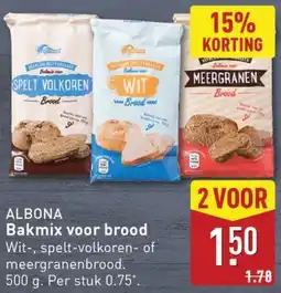 ALDI Bakmix voor brood aanbieding