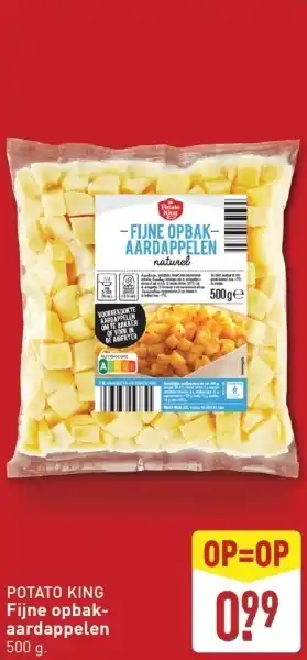 ALDI Potato king fijne opbak aardappelen aanbieding