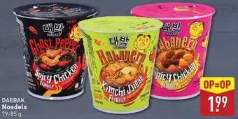 ALDI Daebak noedels aanbieding