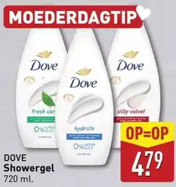 ALDI Dove shower gel aanbieding