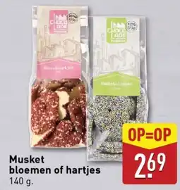 ALDI Musket bloemen of hartjes aanbieding