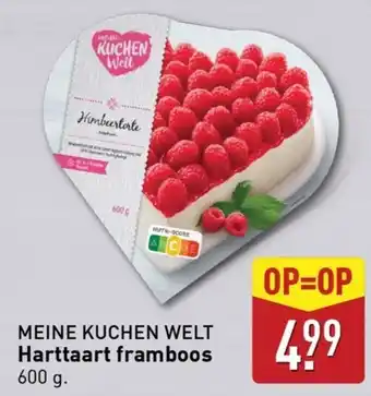 ALDI Harttaart framboos aanbieding