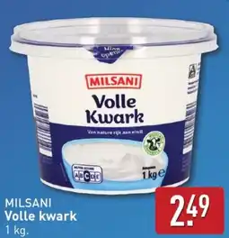 ALDI Milsani volle kwark aanbieding