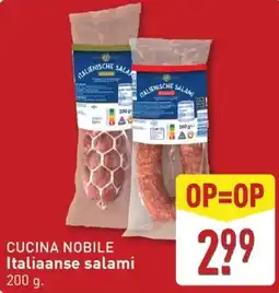 ALDI Cucina nobile italiaanse salami aanbieding
