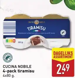 ALDI Cucina nobile 4 packTIRAMISU iramisu aanbieding