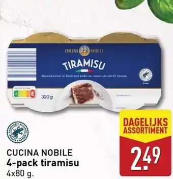 ALDI Cucina nobile 4 packTIRAMISU iramisu aanbieding