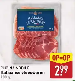 ALDI Cucina nobile Italiaanse vleeswaren aanbieding