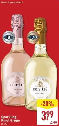 ALDI Sparkling Pinot Grigio aanbieding