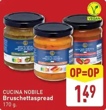 ALDI Cucina nobile bruschettaspread aanbieding