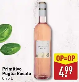 ALDI Primitivo Puglia Rosato aanbieding