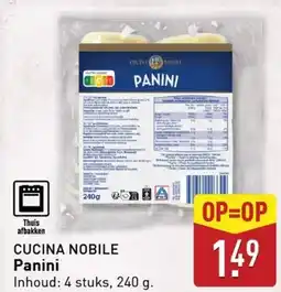 ALDI Cucina nobile panini aanbieding