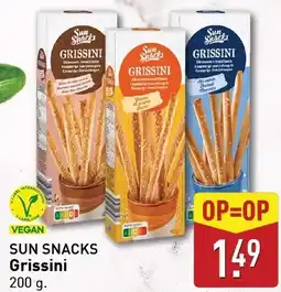 ALDI Sun snacks grissini aanbieding